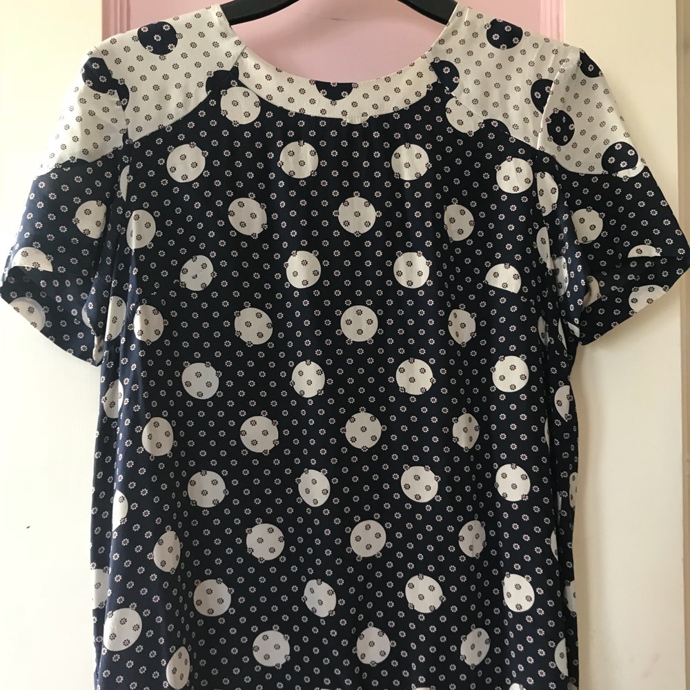 Sea NY printed silk blouse